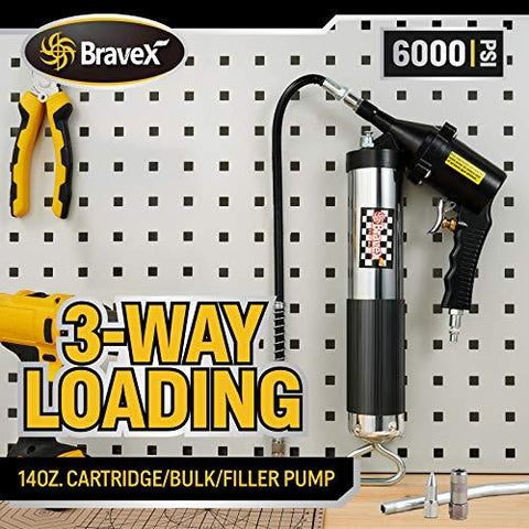 Pistolet pneumatique à graisse à air entièrement automatique - cycle continu de 14,5 oz