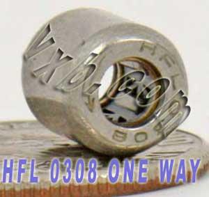 HFL0308 Miniature à roulement à aiguilles/embrayage unidirectionnel 3x6,5x8mm