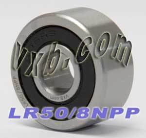 LR50/8NPP Rouleau de chenille à 2 rangées 8x24x11mm - Suiveur à came étanche