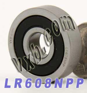 LR608NPP Roulement à roulements à rouleaux de chenille miniature 8x24x7