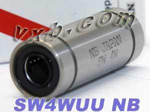 NB SW4WUU 1/4" Bagues à rotule double largeur linéaire