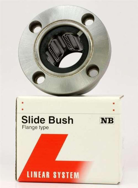NB SWF24GWUU bagues à rotule de 1-1/2" Aile ronde Mouvement linéaire large