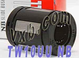 NB TW10UU Bagues à billes auto-alignantes de 5/8 pouce Mouvement linéaire