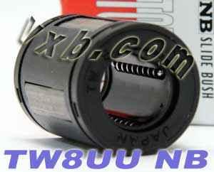 NB TW8UU 1/2" bague à bille auto-alignante Mouvement linéaire