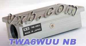 NB TWA6WUU Bloc à boule de 3/8" mouvement linéaire