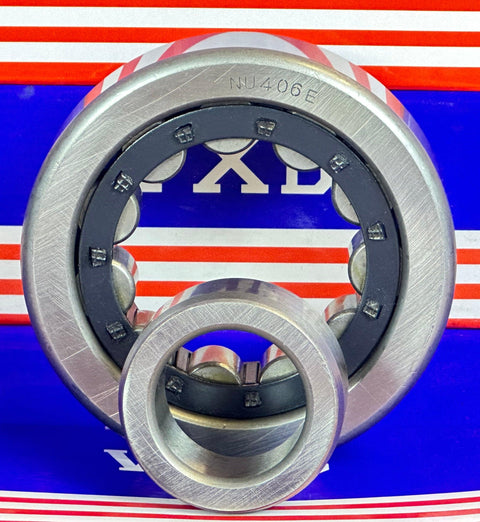 NU406 Roulement cylindrique à rouleaux 30x90x23