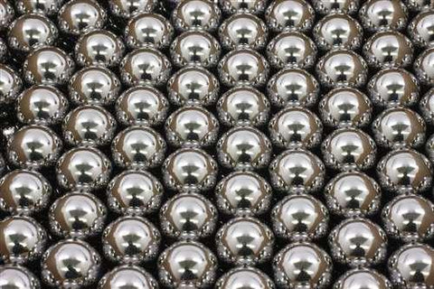 Boule de roulements en tungstène 3/32 paquet de 100 pouces de 0,096 pouce de diamètre