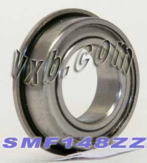 SMF148ZZ Palissement à rebords en acier inoxydable blindé 8x14x4