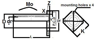 SMSK50W 50mm Slide Bush Bushings Motion Linear Bearing