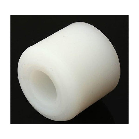 Cylindre d’arrêt de porte en caoutchouc blanc 17x28x25 mm